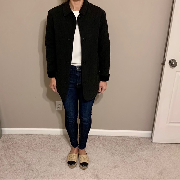 Classic Quilted Barn Riding Coat Vintage Small XS - Picture 13 of 14